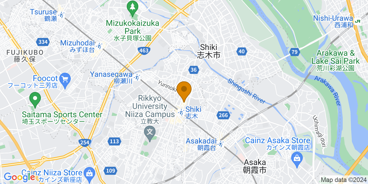 Big A志木本町地図
