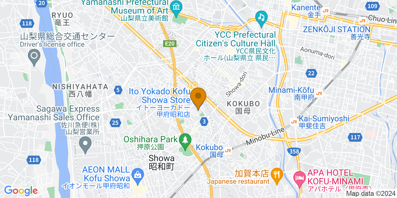 IY甲府昭和地図