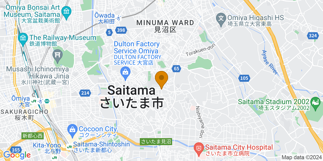 ヨーク大宮南中野地図